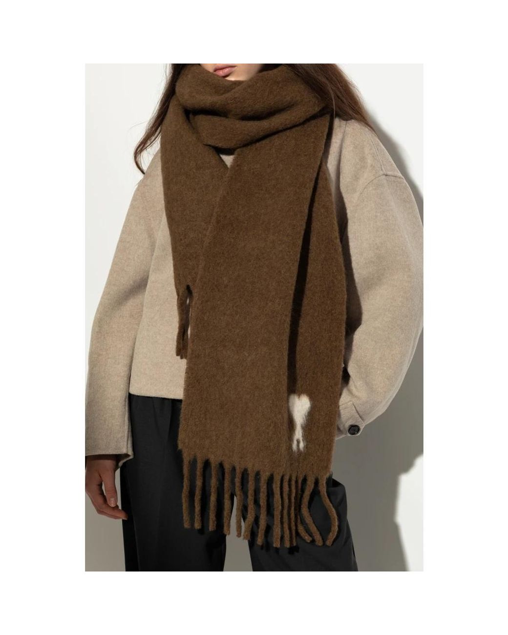 AMI Green Winter Scarves
