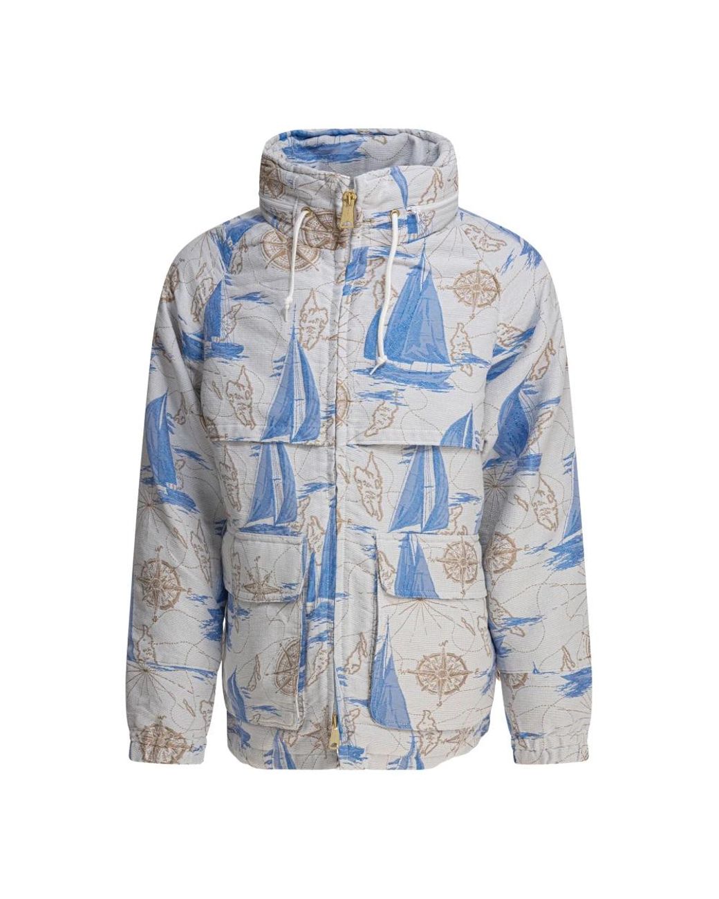 Beams Plus Jassen ,Blauw ,Lichte Jassen in het Blue voor heren