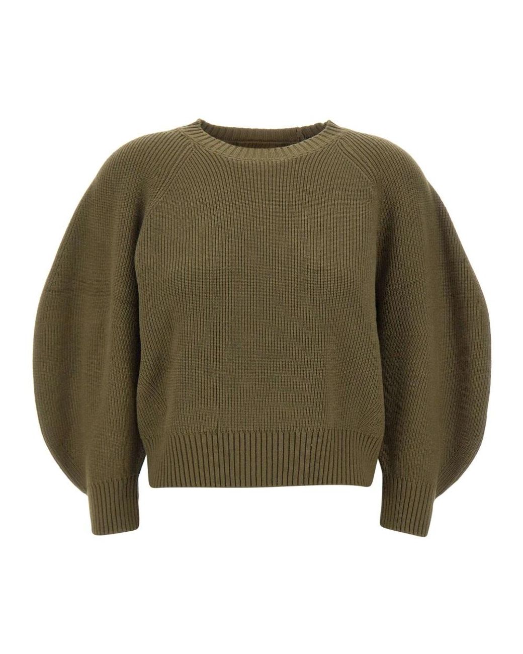 Kaos Green Round-Neck Knitwear