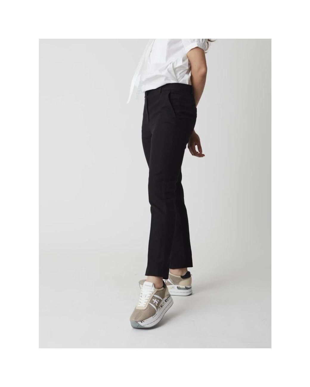 Aspesi Black Slim-Fit Trousers