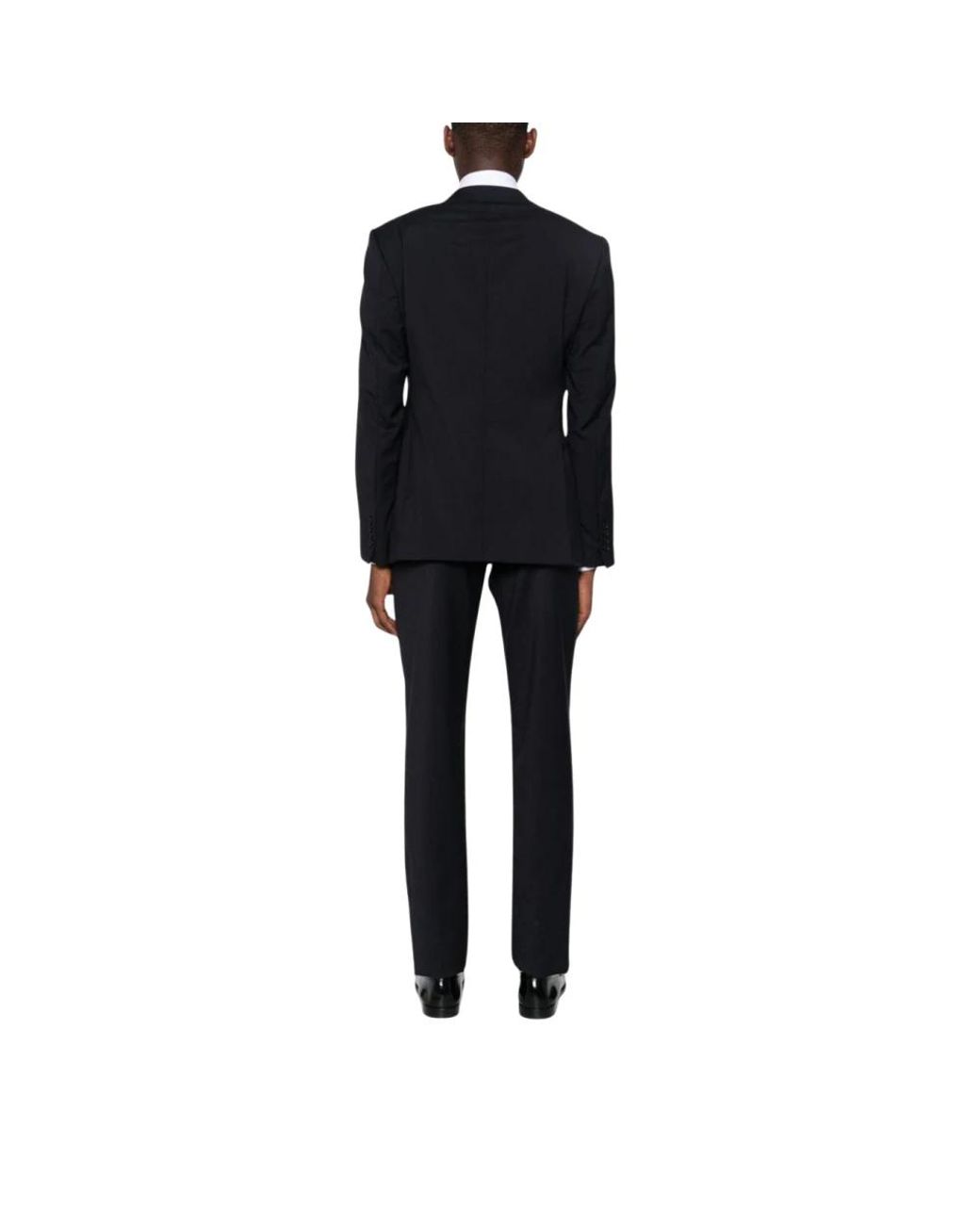 Emporio Armani Black Single Breasted Suits for men