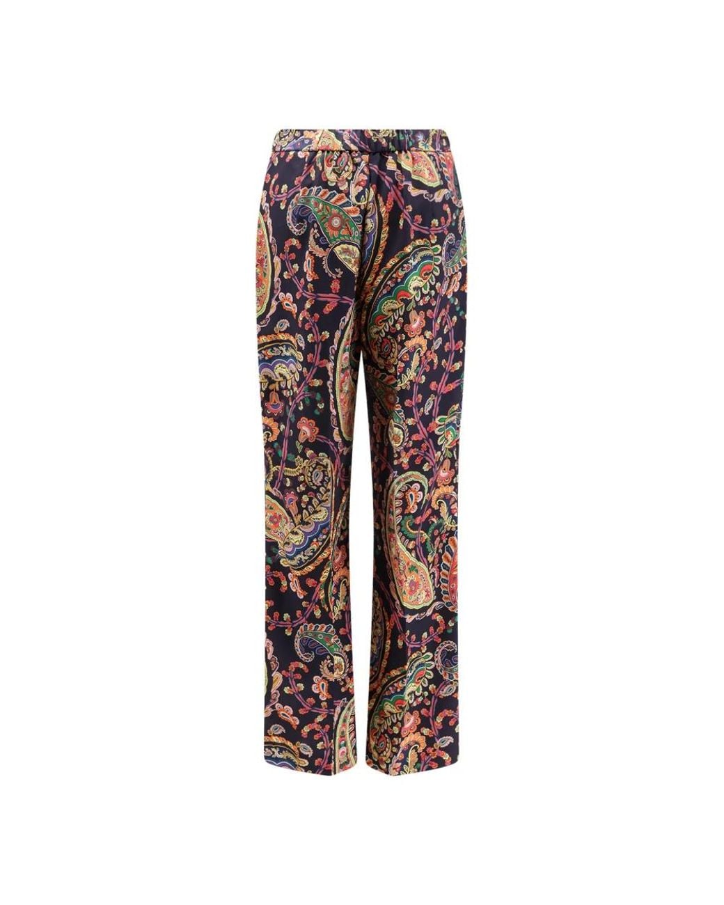 Etro Brown Straight Trousers