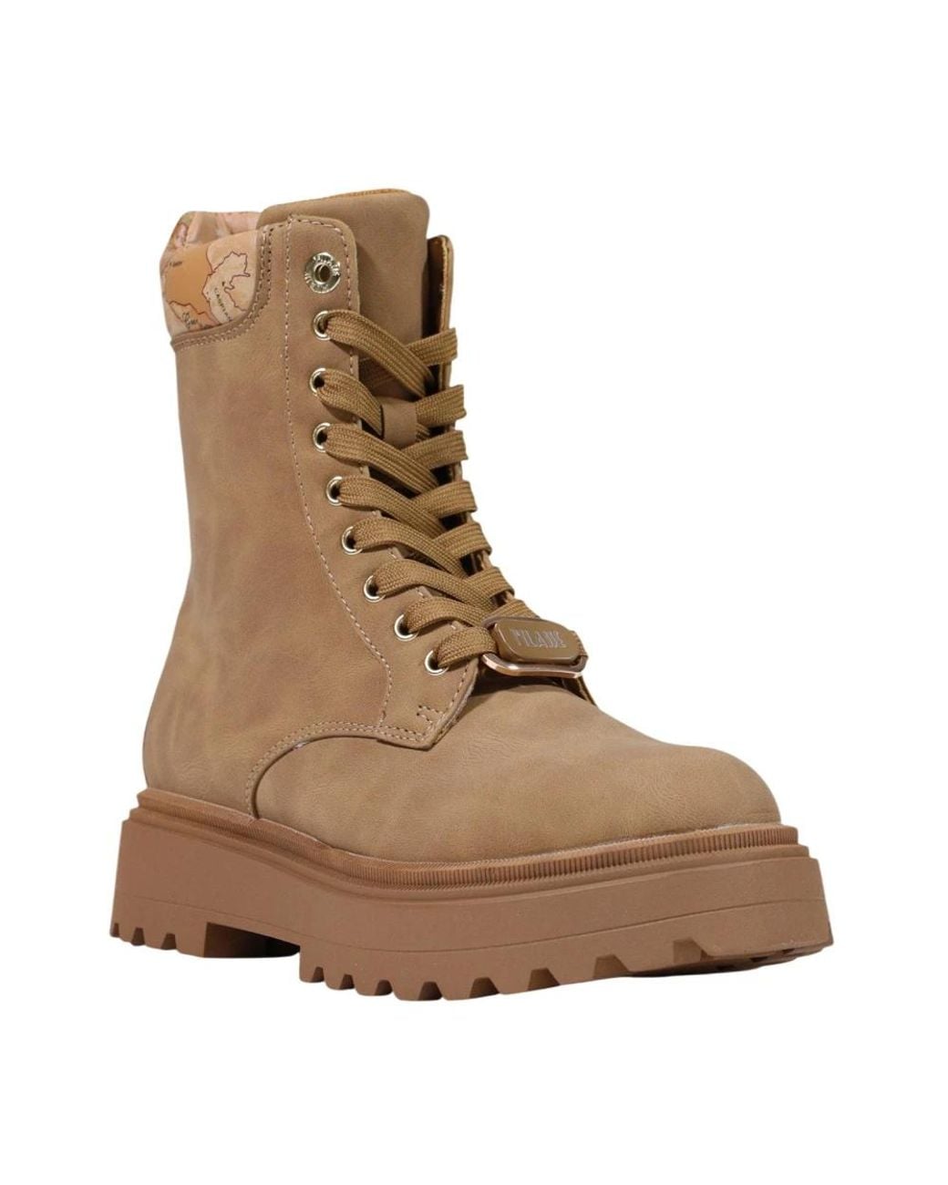 Alviero Martini 1A Classe Brown Lace-Up Boots