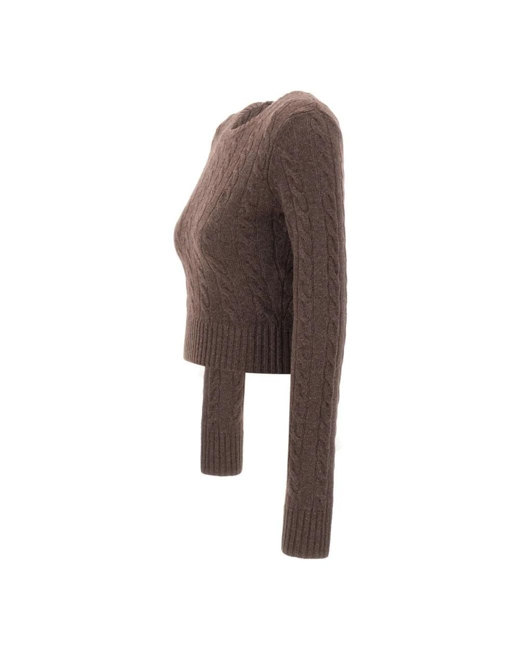 Sporty & Rich Brown Round-Neck Knitwear