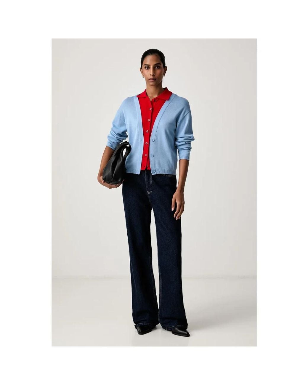 Cardigans Stine Goya en coloris Blue