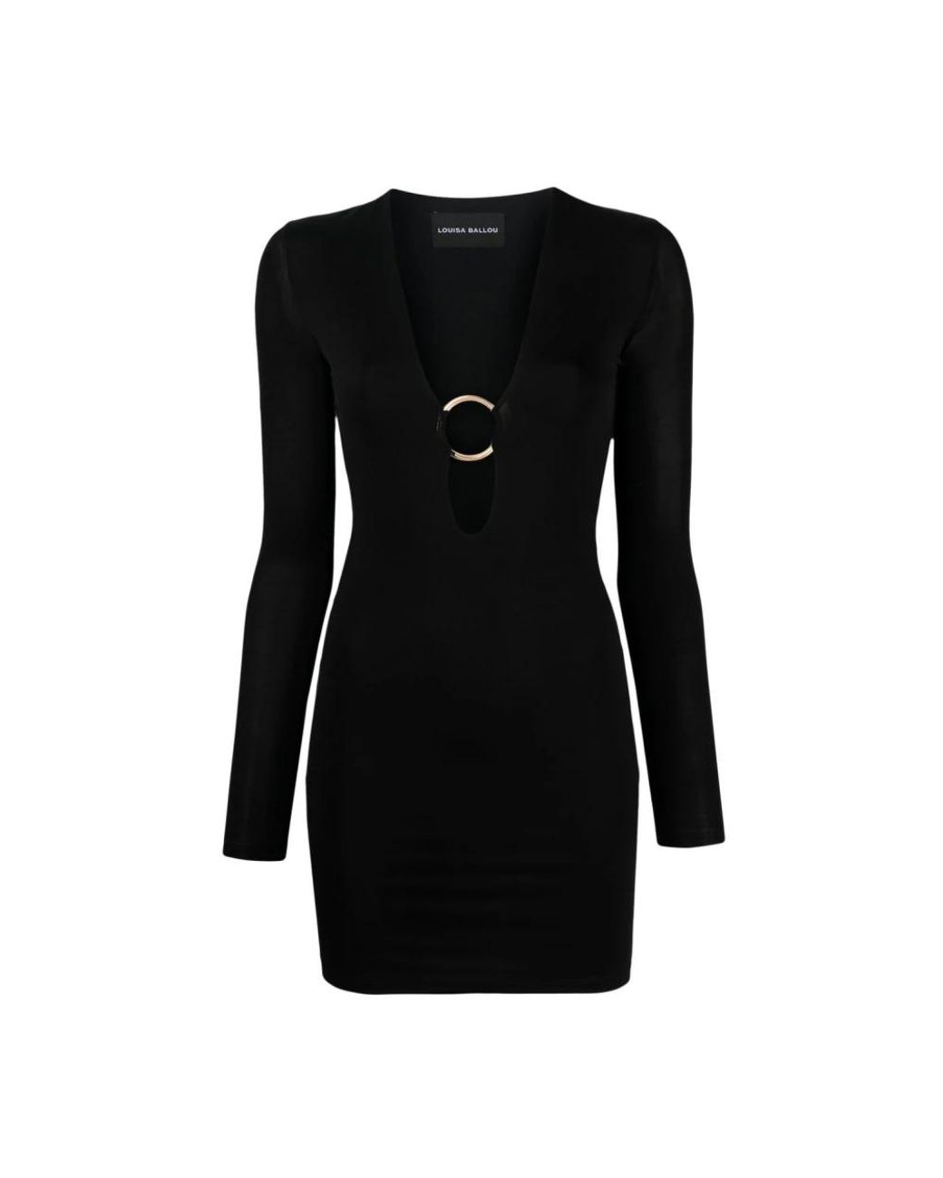 Louisa Ballou Black Short Dresses