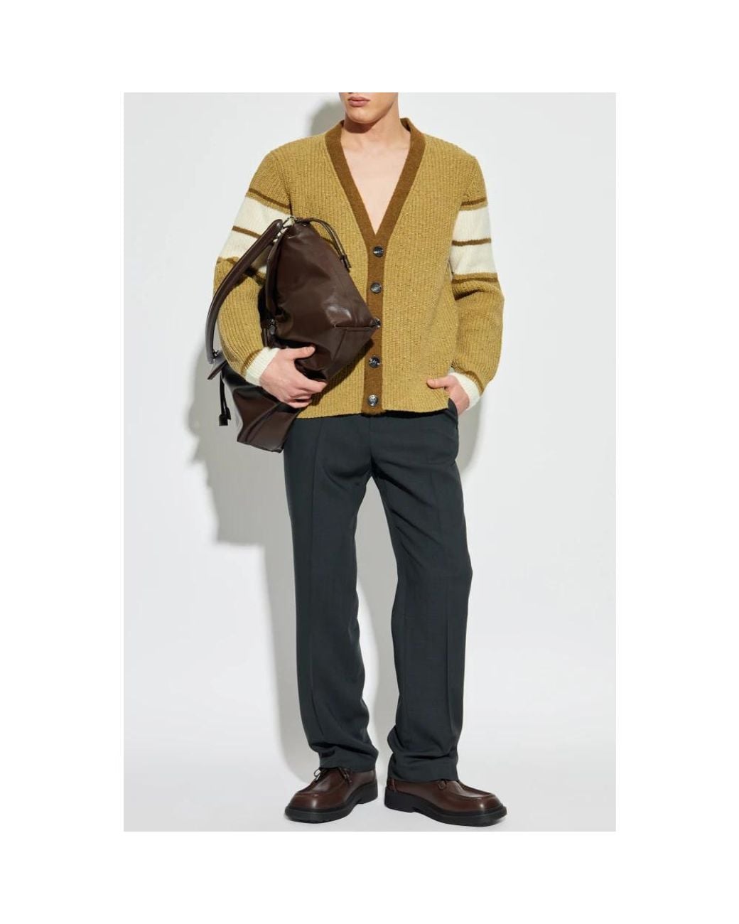 AMI Yellow Cardigans for men