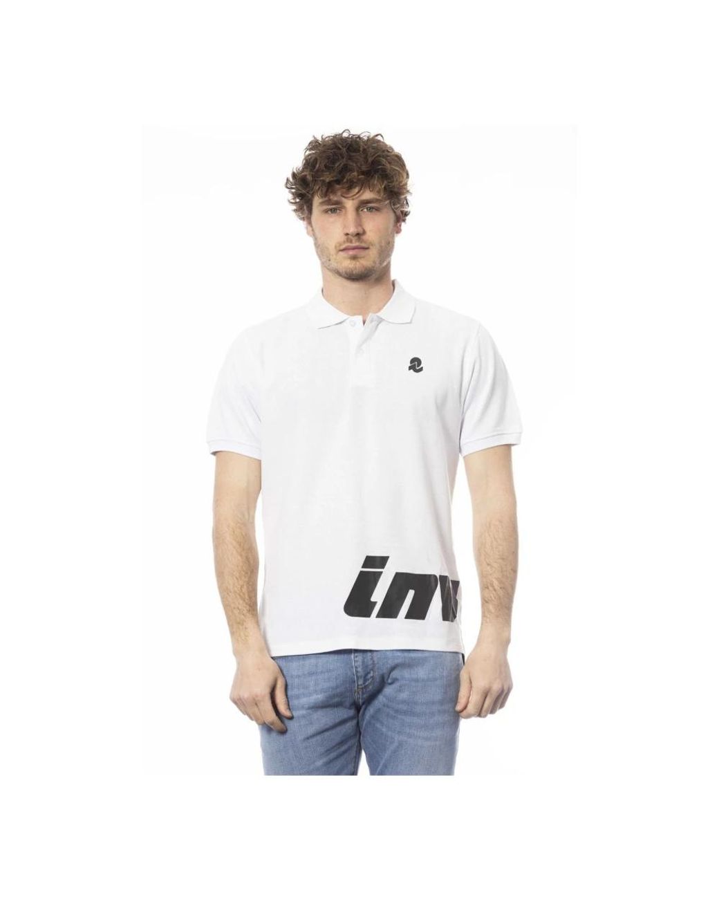 INVICTA WATCH White Polo Shirts for men