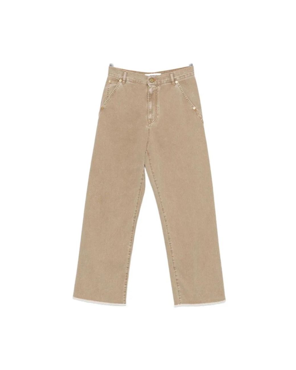 DARKPARK Jeans ,Denim Sienna Loose Side Split Denim in het Natural