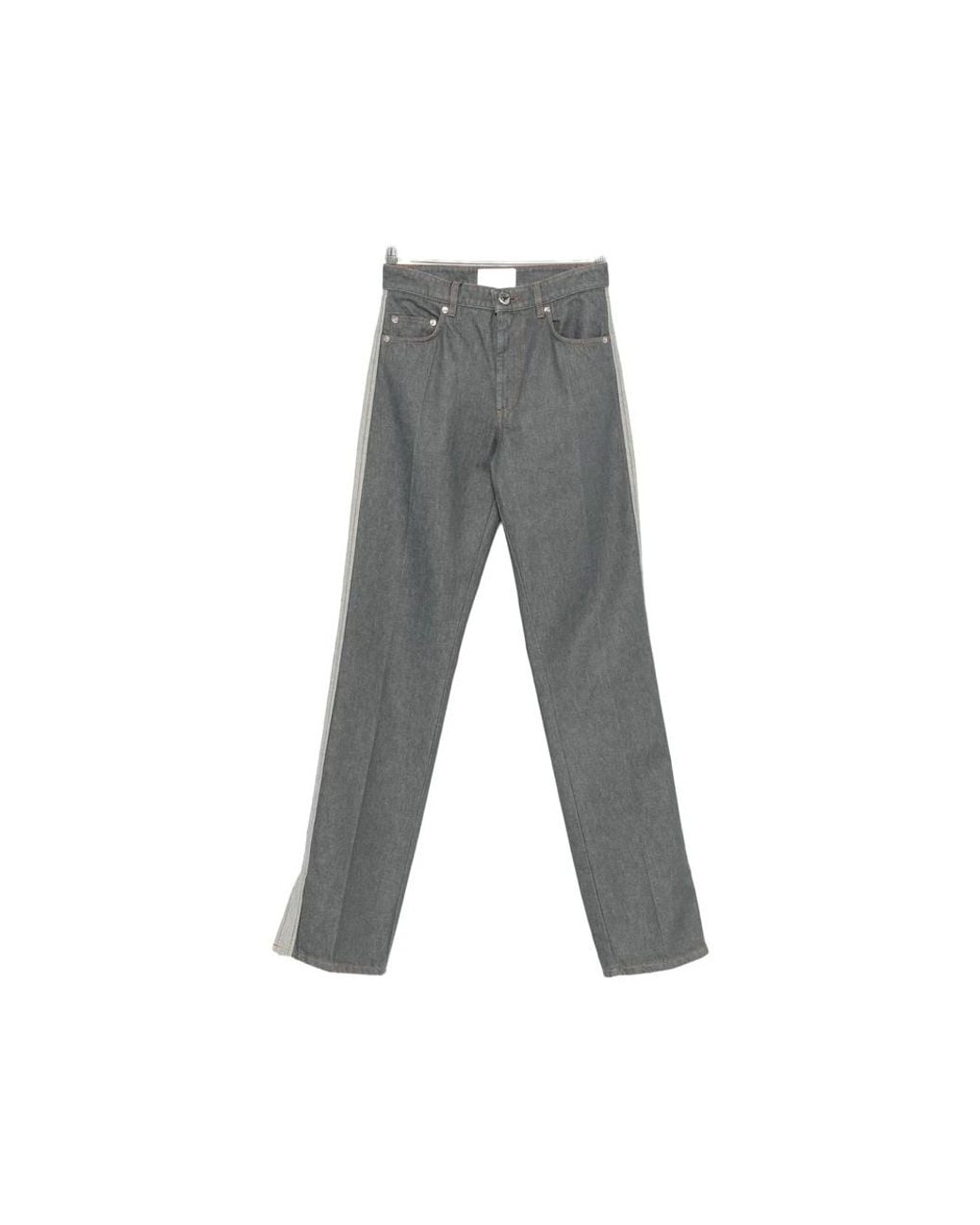 Sportmax Gray Straight Fit Jeans