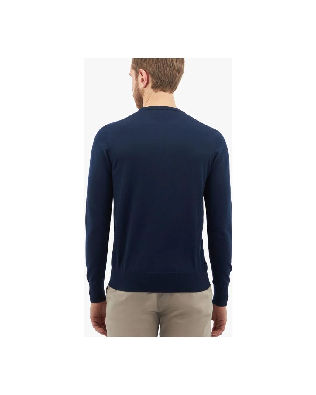 Brooks Brothers Blue Round-Neck Knitwear for men