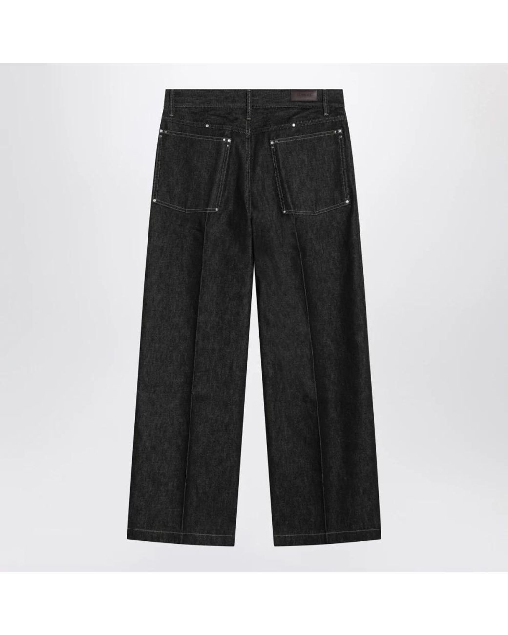Lemaire Black Straight Jeans for men