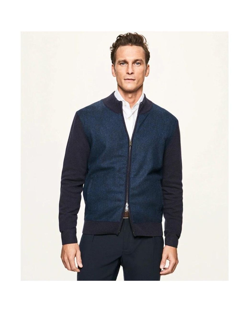 Cardigans Hackett de hombre de color Blue