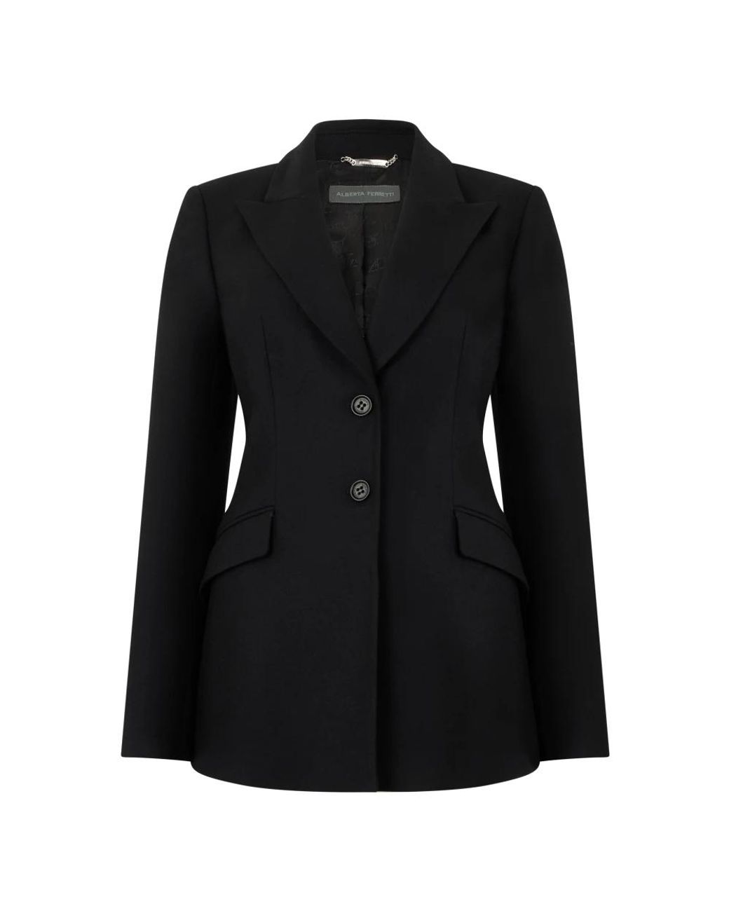 Alberta Ferretti Black Blazers