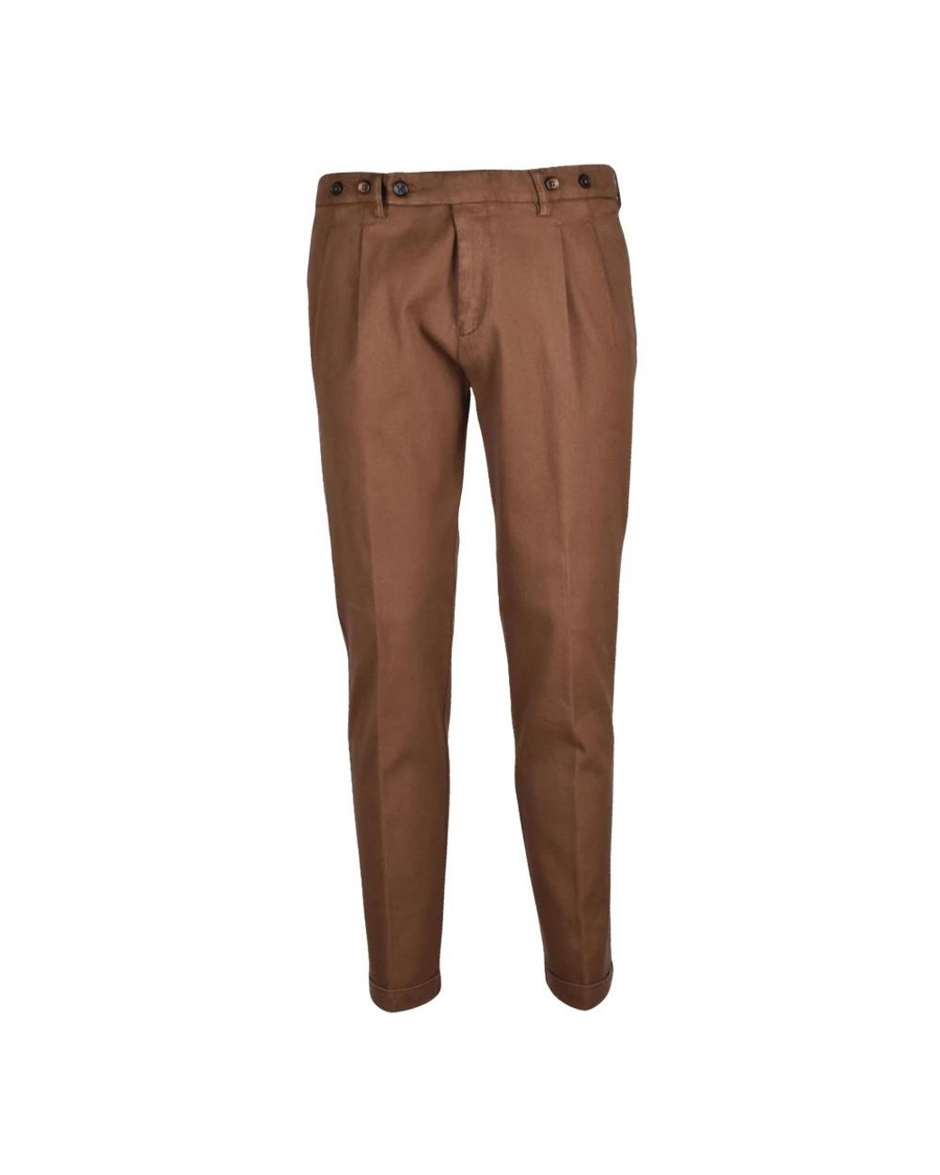 Berwich Brown Suit Trousers for men