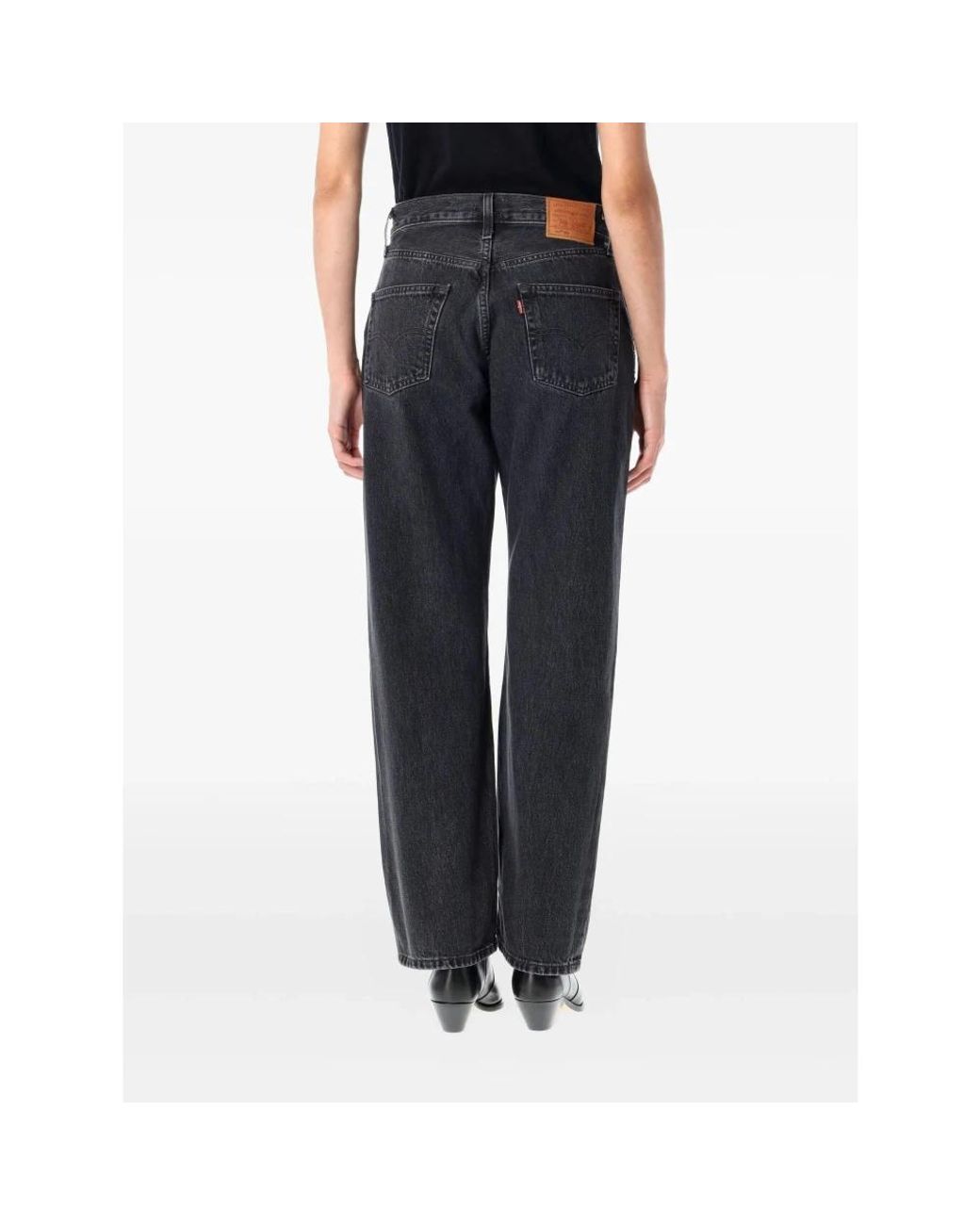 Straight Jeans Levi's de color Black