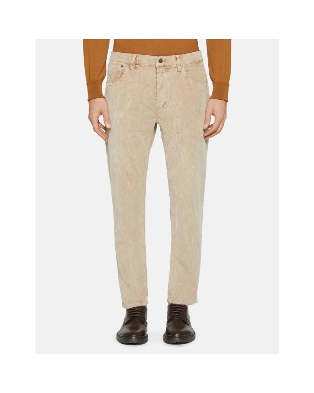 Dondup Natural Straight Trousers for men