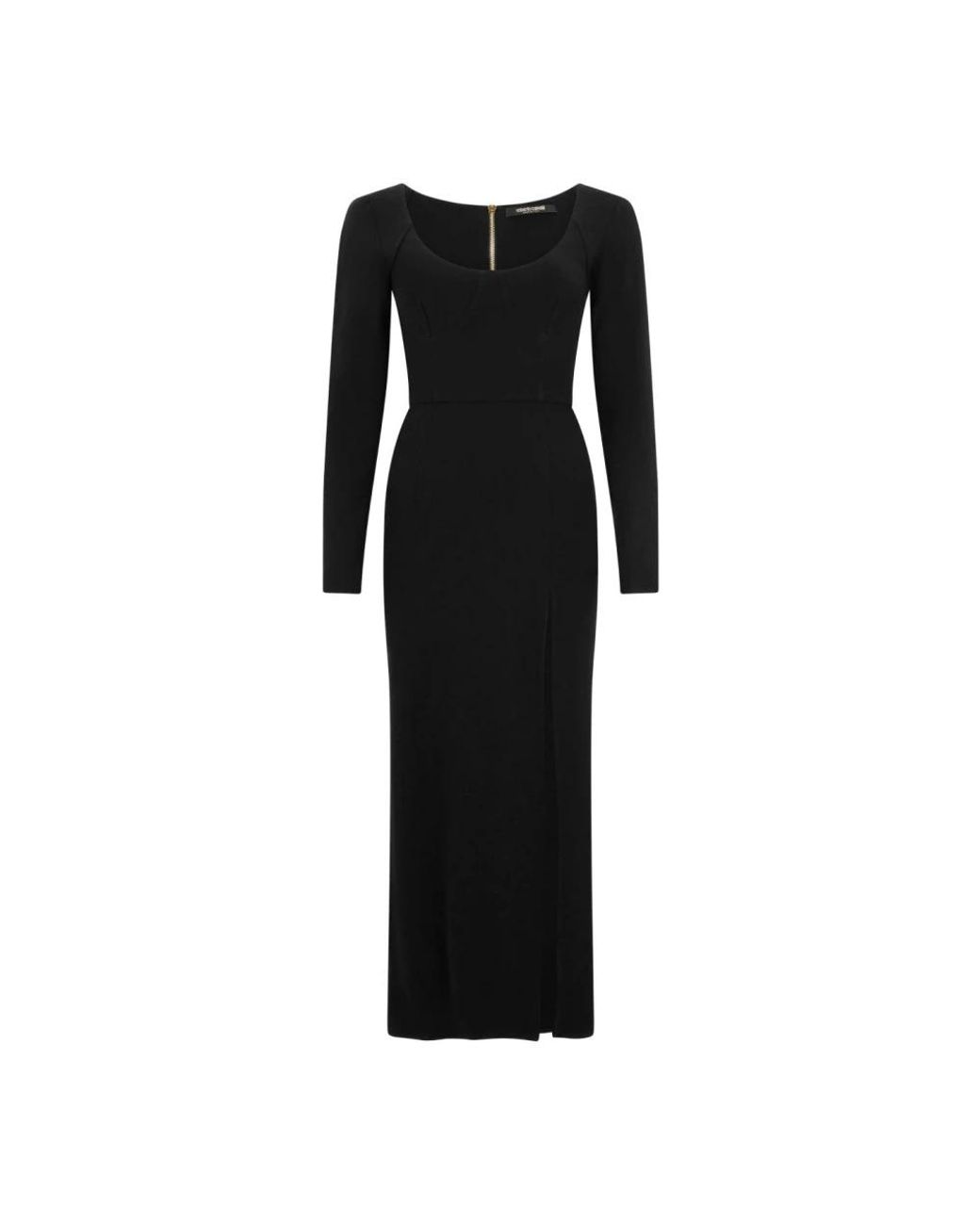 Roberto Cavalli Kleedjes ,Zwart ,Nylon Midi Jurk in het Black