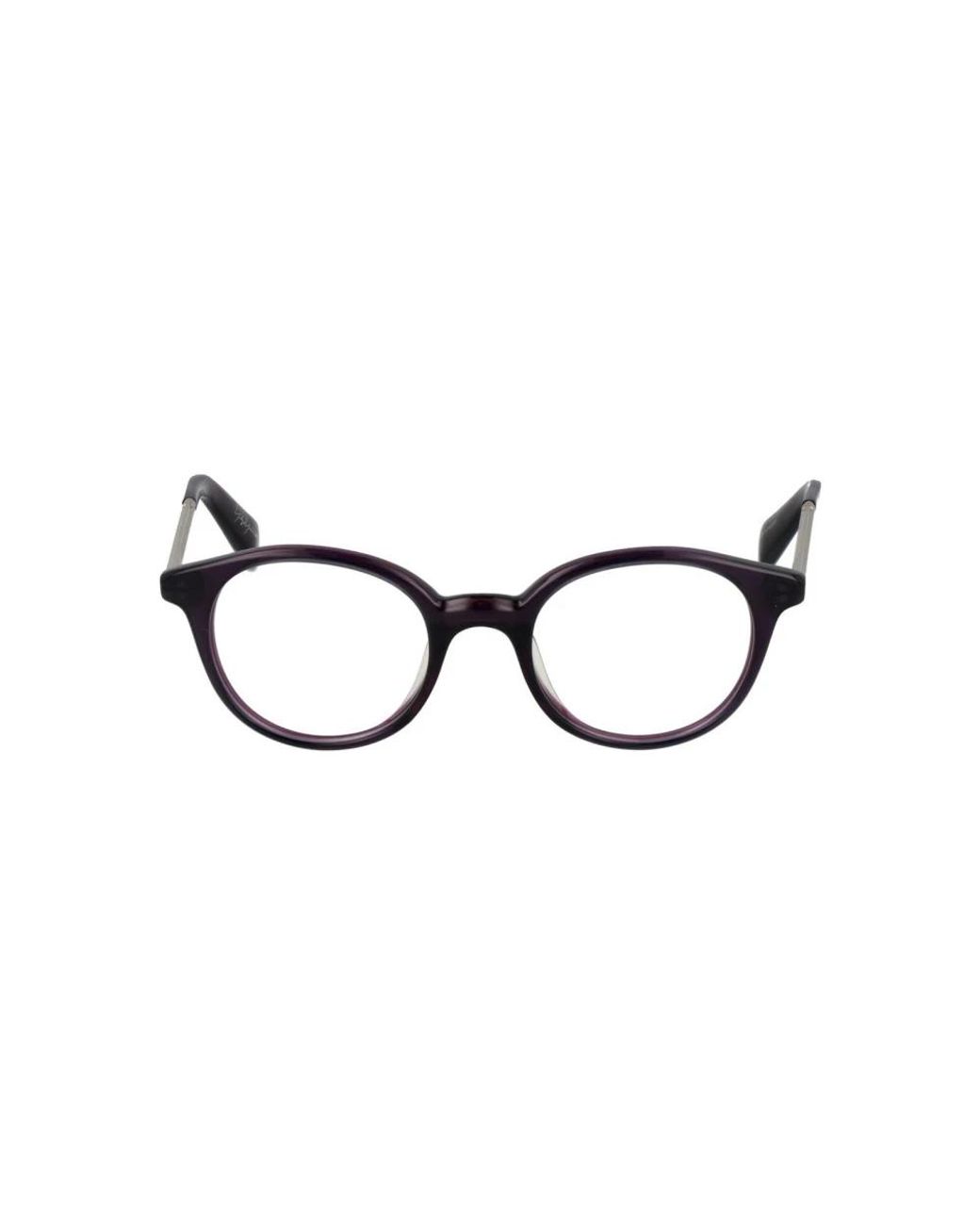 Yohji Yamamoto Purple Glasses for men