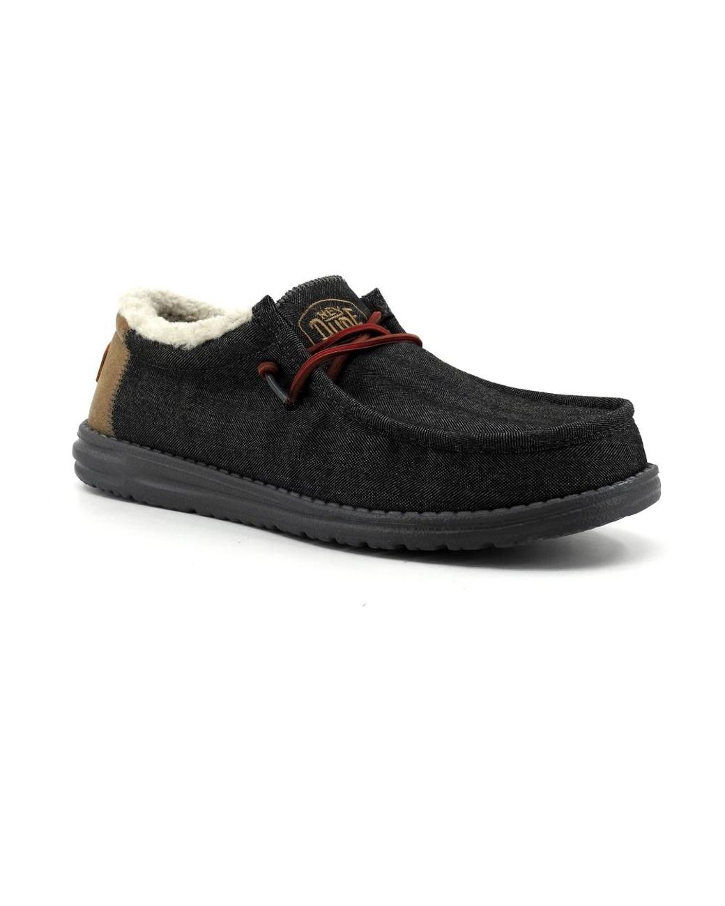 HeyDude Black Laced Shoes