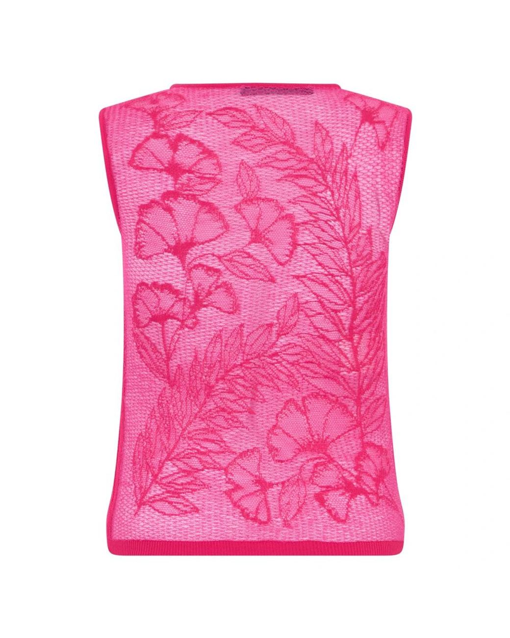 Alberta Ferretti Pink Sleeveless Tops