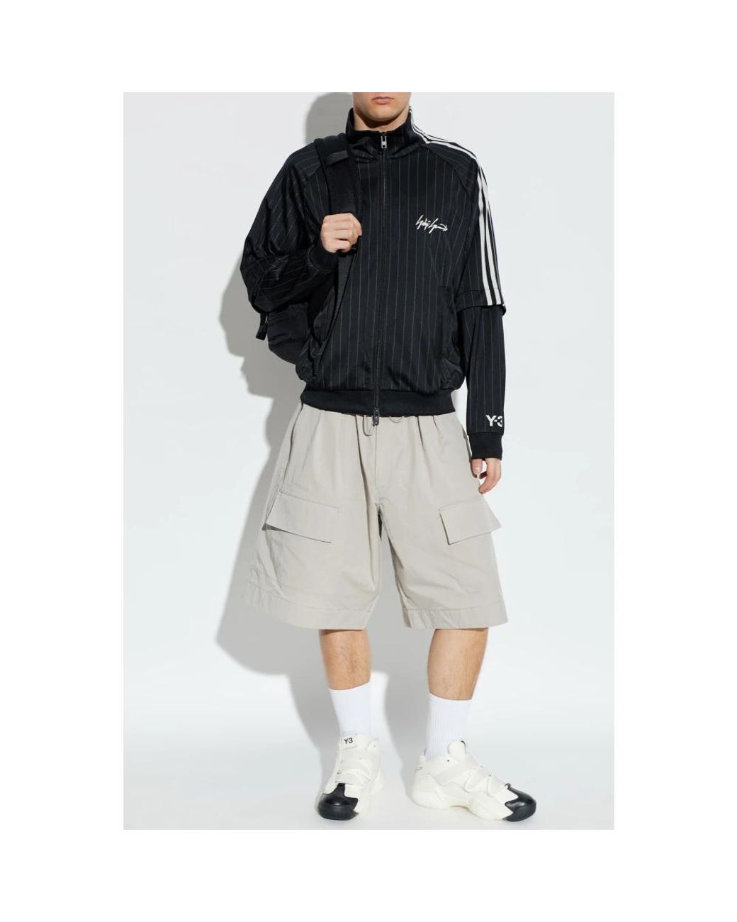 Y-3 Gray Casual Shorts for men