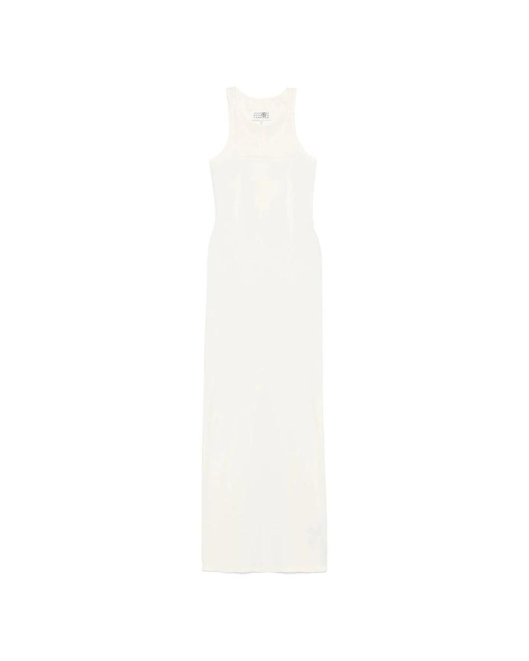 MM6 by Maison Margiela White Maxi Dresses