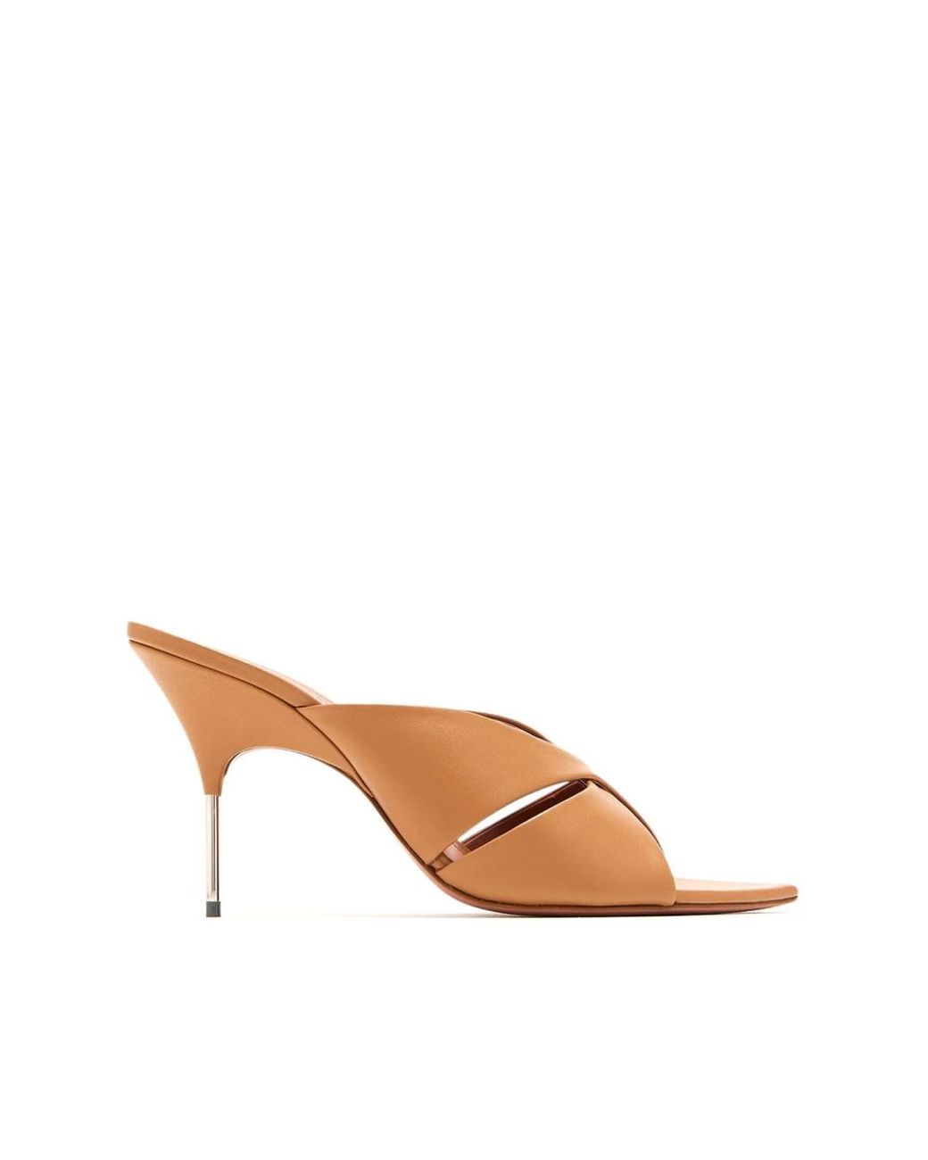 AMINA MUADDI Brown Heeled Mules