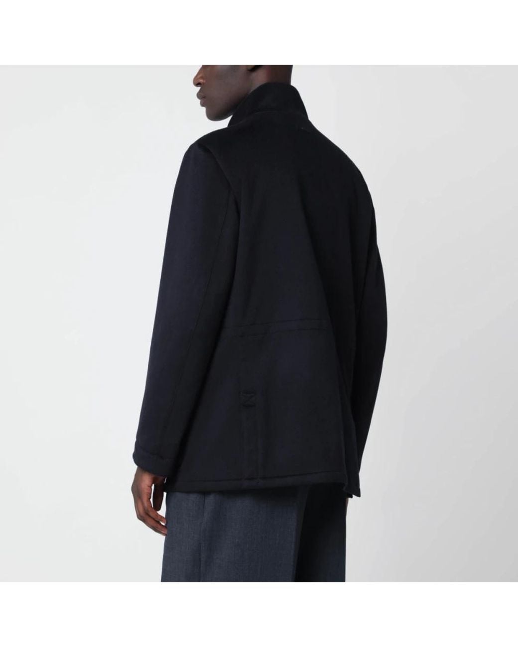 Lardini Blue Single-Breasted Coats for men