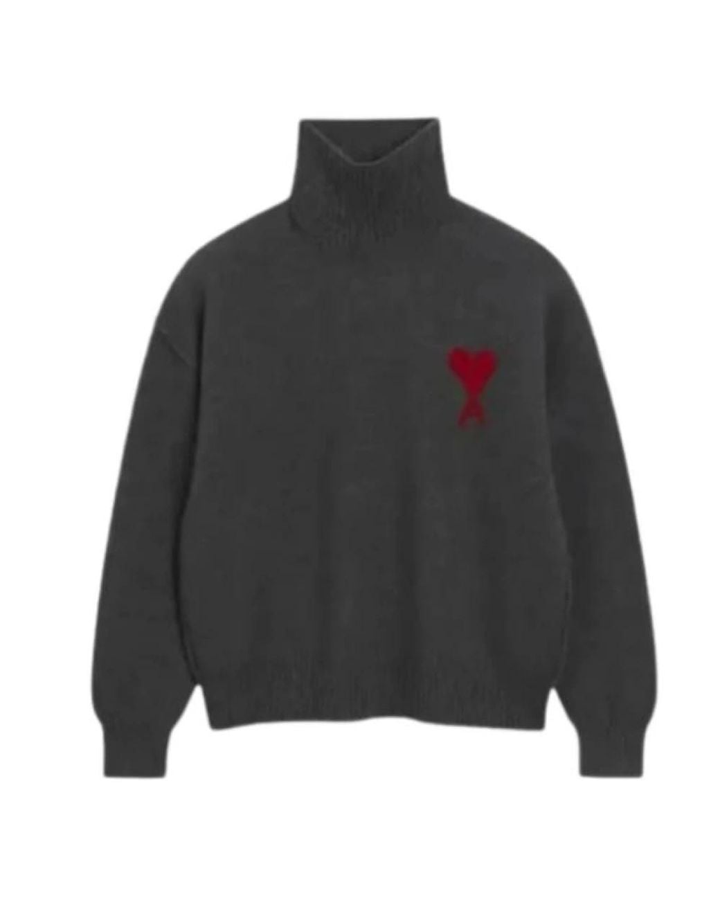 AMI Gray Turtlenecks
