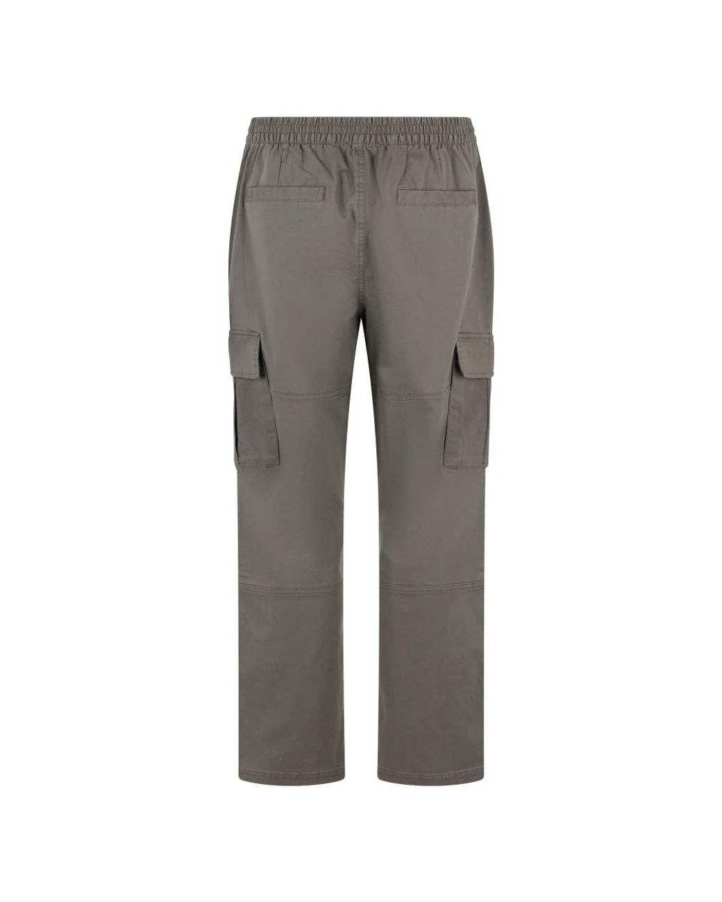Represent Gray Straight Trousers for men