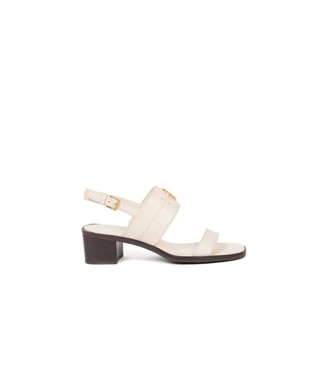 Tory Burch White High Heel Sandals