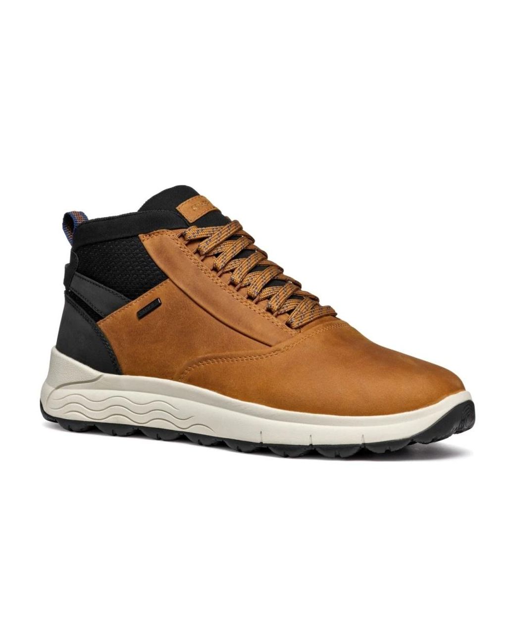 Geox Brown Lace-Up Boots for men
