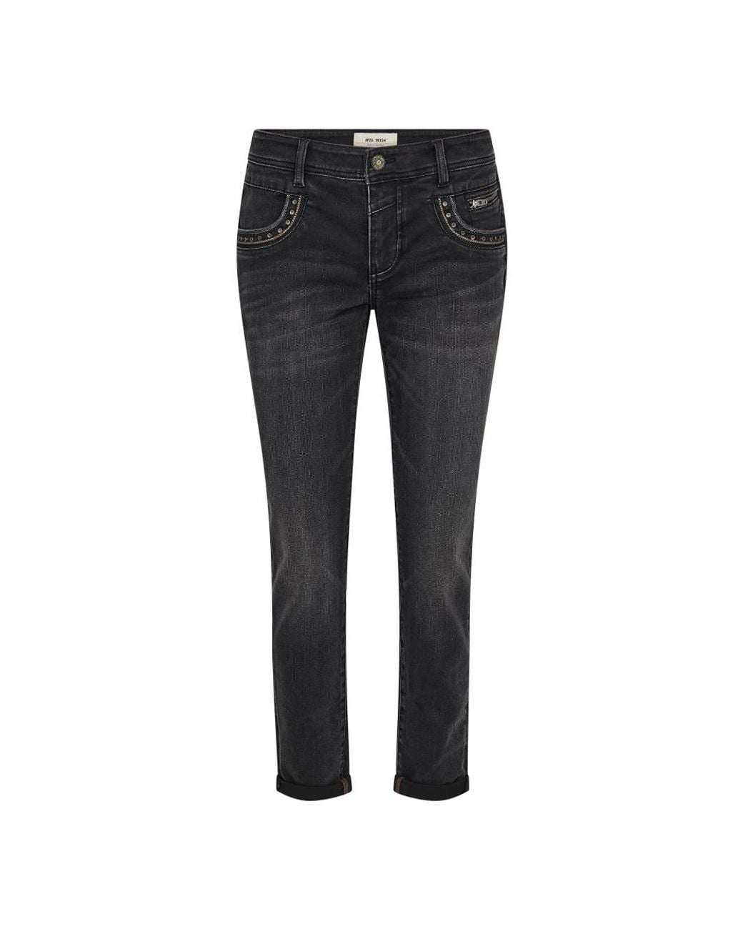 Mos Mosh Black Slim Fit Jeans