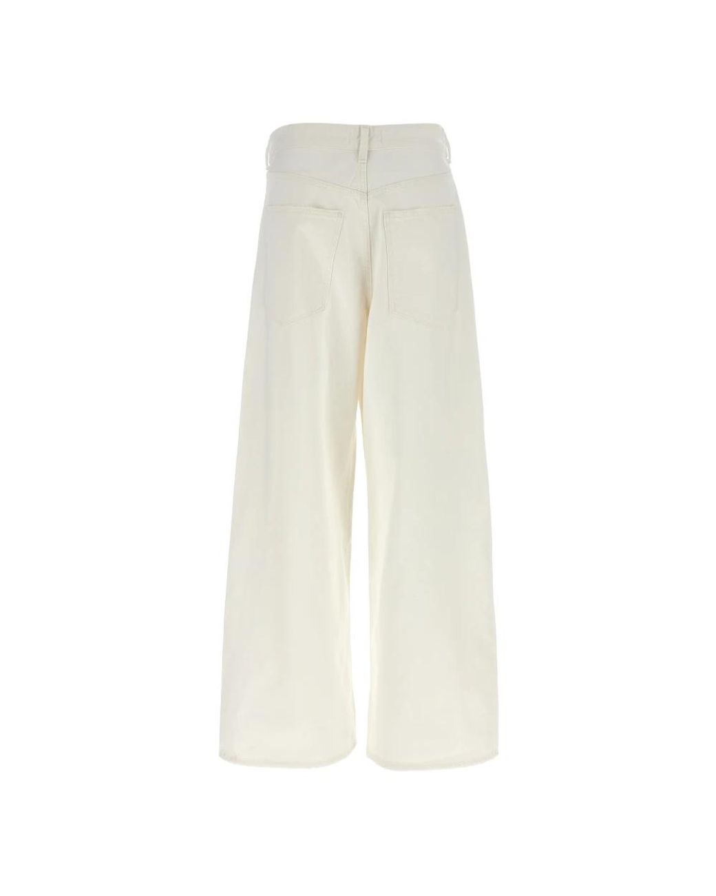 Agolde White Wide Jeans