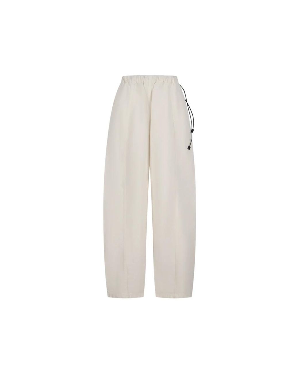 Haikure White Wide Trousers