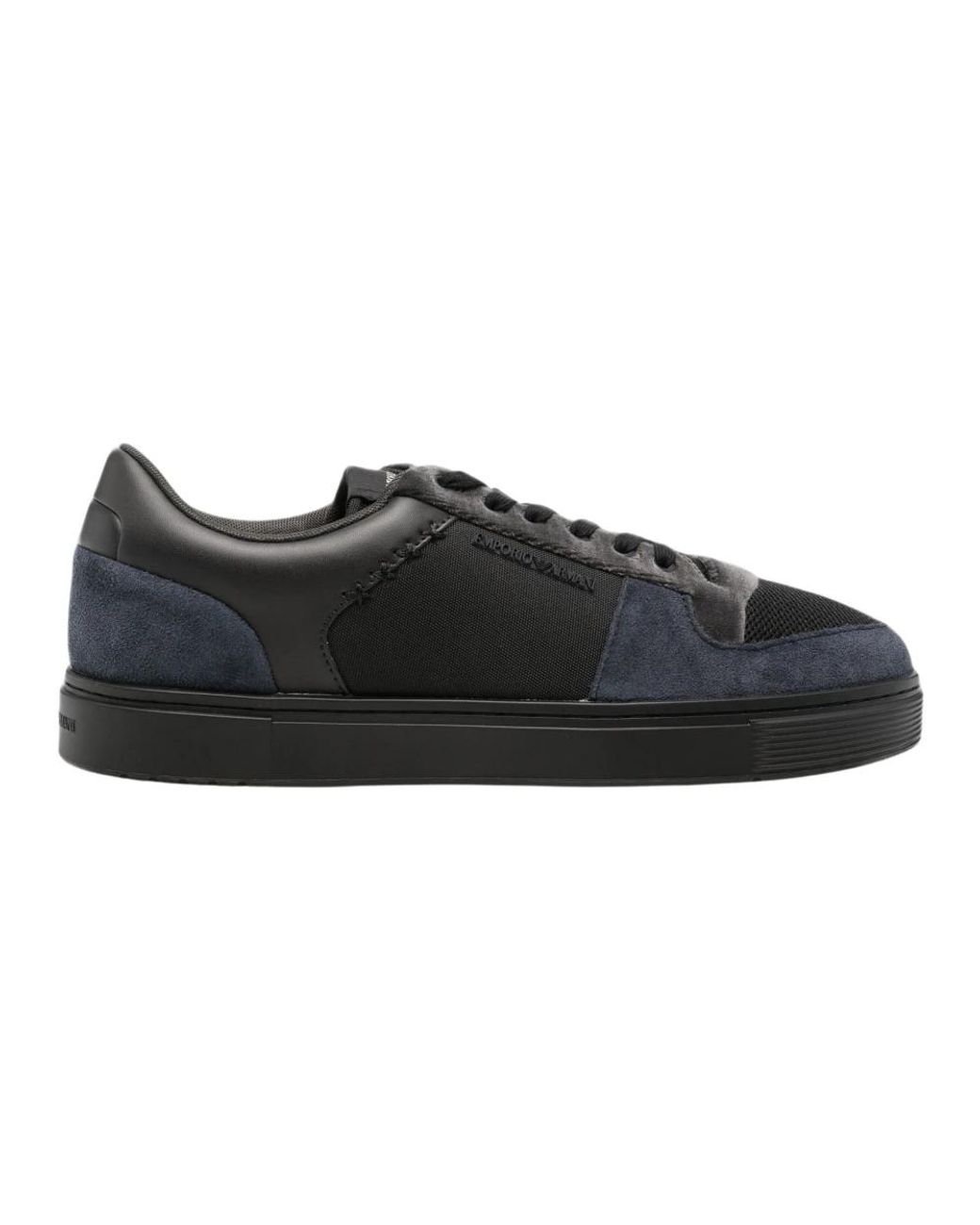 Emporio Armani Black Sneakers for men