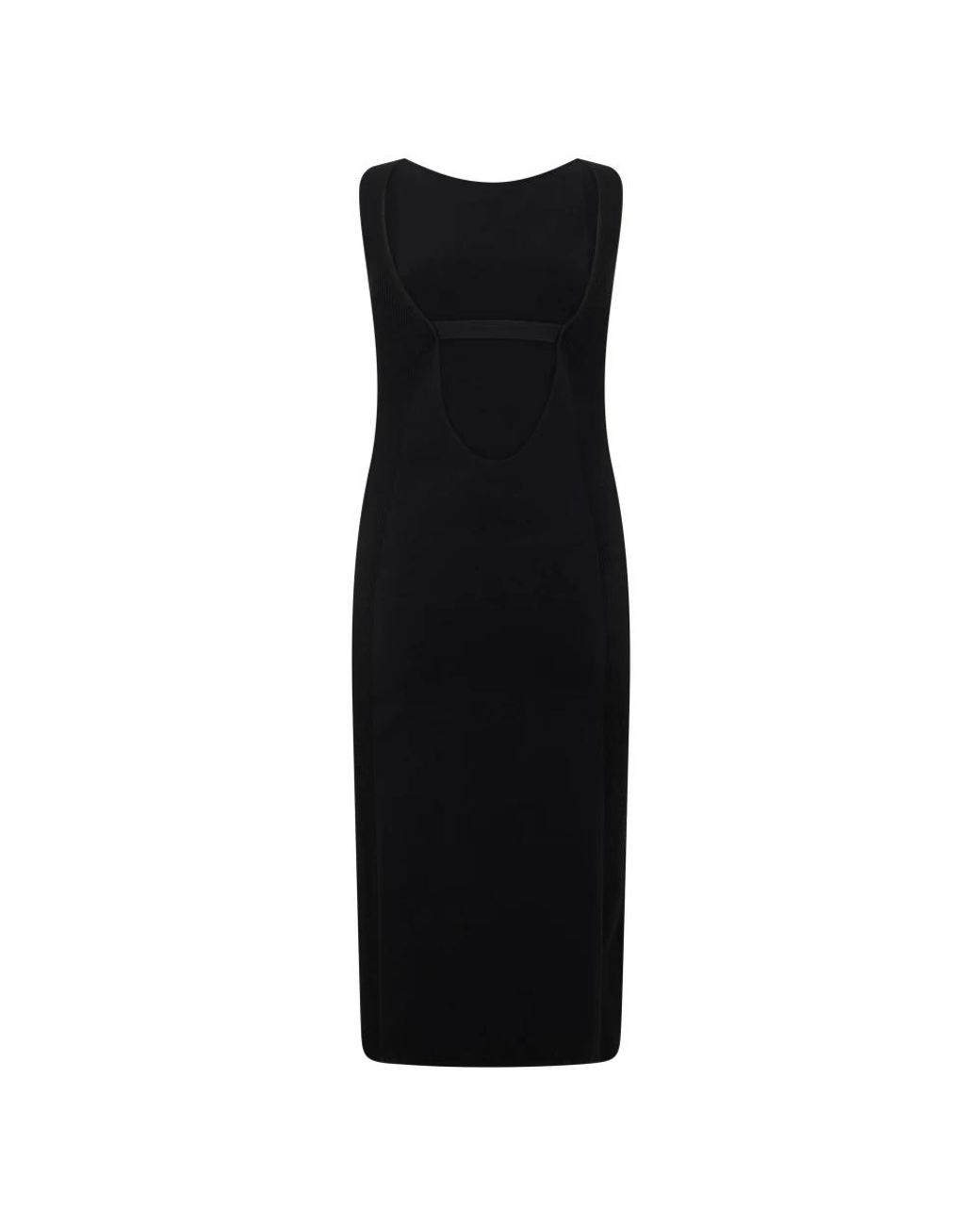 Alberta Ferretti Black Midi Dresses