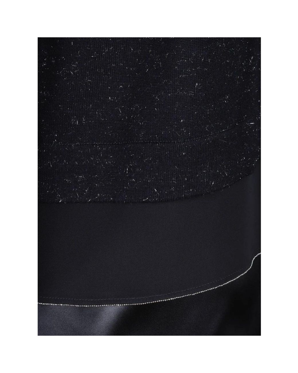 Peserico Blue Round-Neck Knitwear