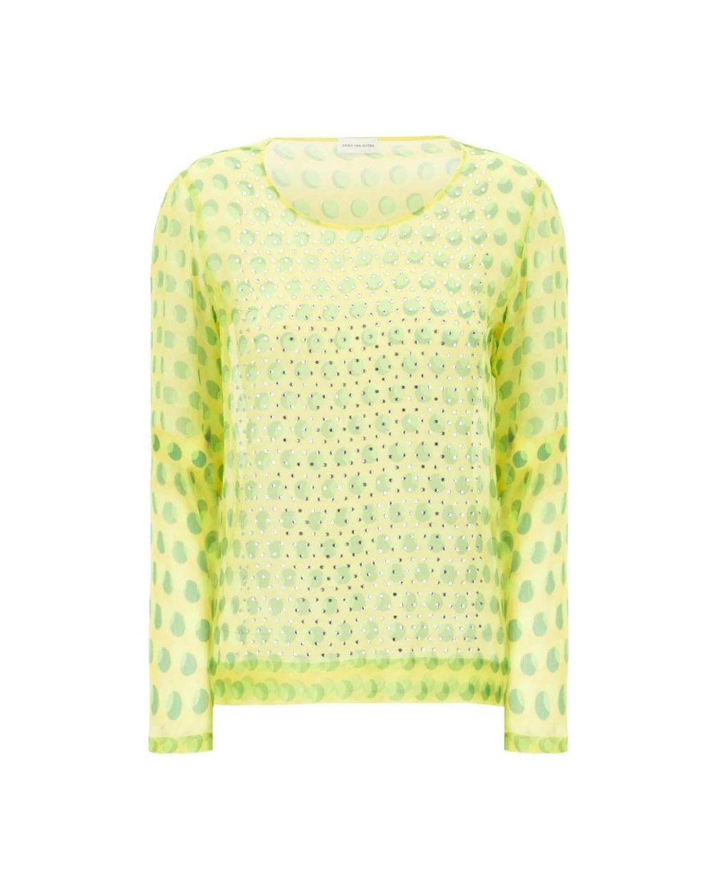 Dries Van Noten Yellow Blouses