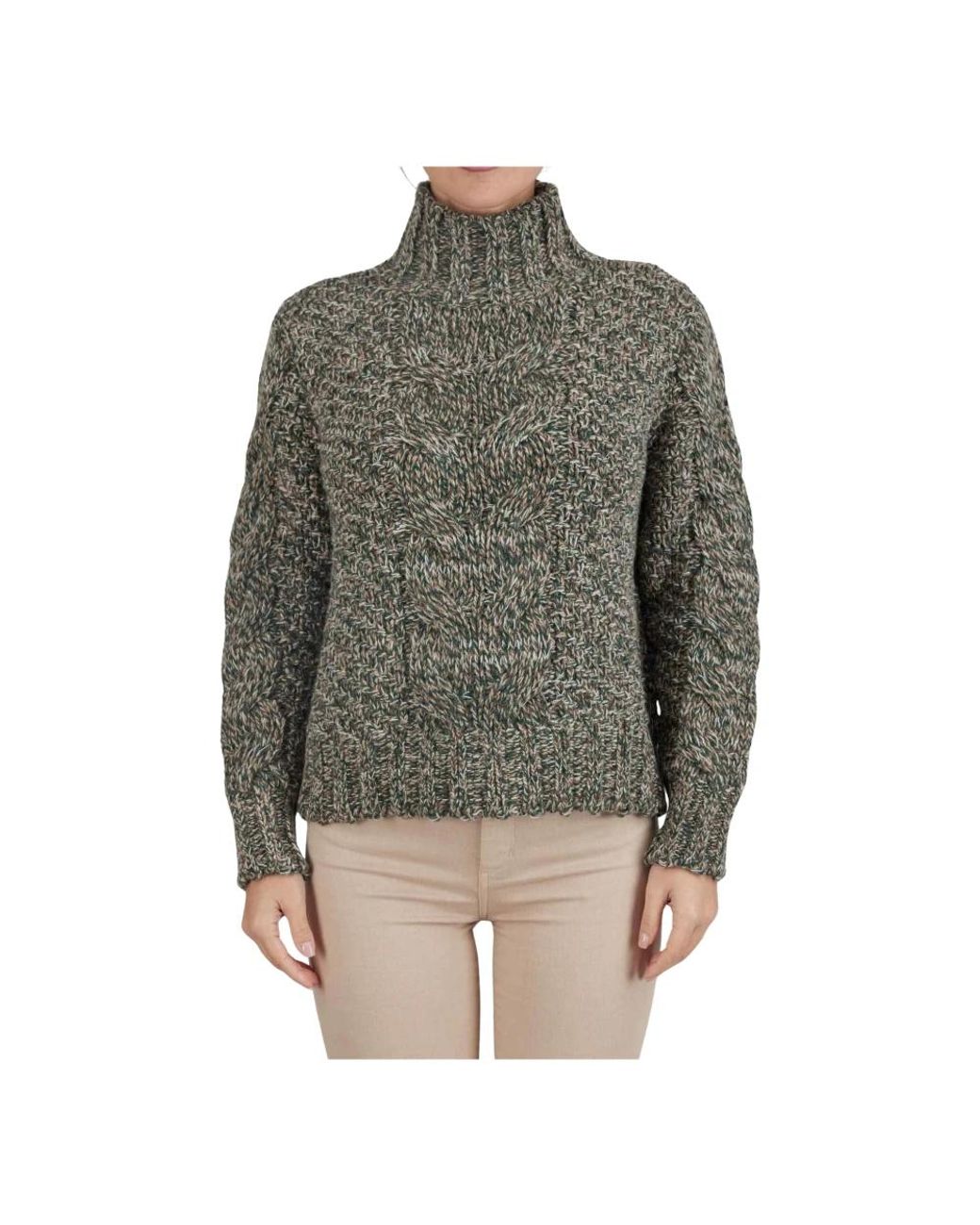 Turtlenecks Kiton de color Gray