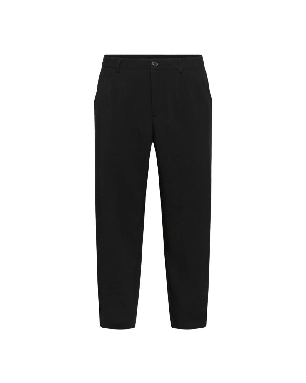 Straight Trousers Kaffe en coloris Black