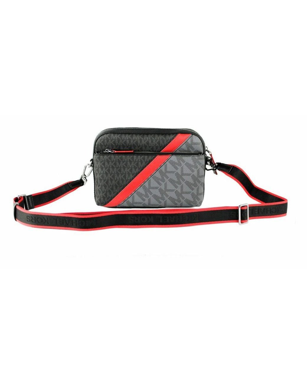 Cooper Signature Stripe Utility Crossbody Bag Michael Kors pour homme en  coloris Gris | Lyst