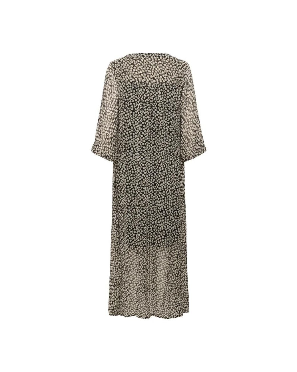 Part Two Gray Midi Dresses