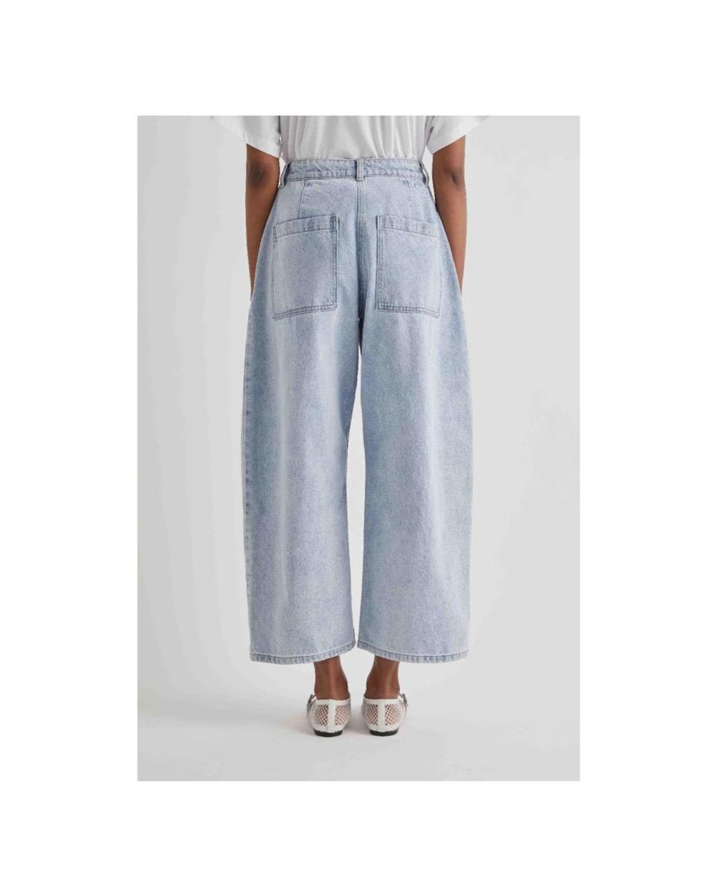 MEIMEIJ Blue Cropped Jeans