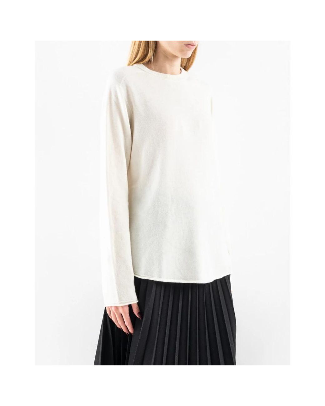 Semicouture White Cashmere Knitwear