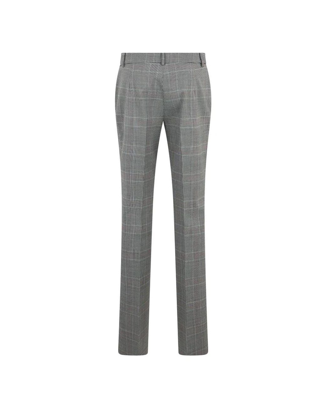 Moschino Gray Slim-Fit Trousers