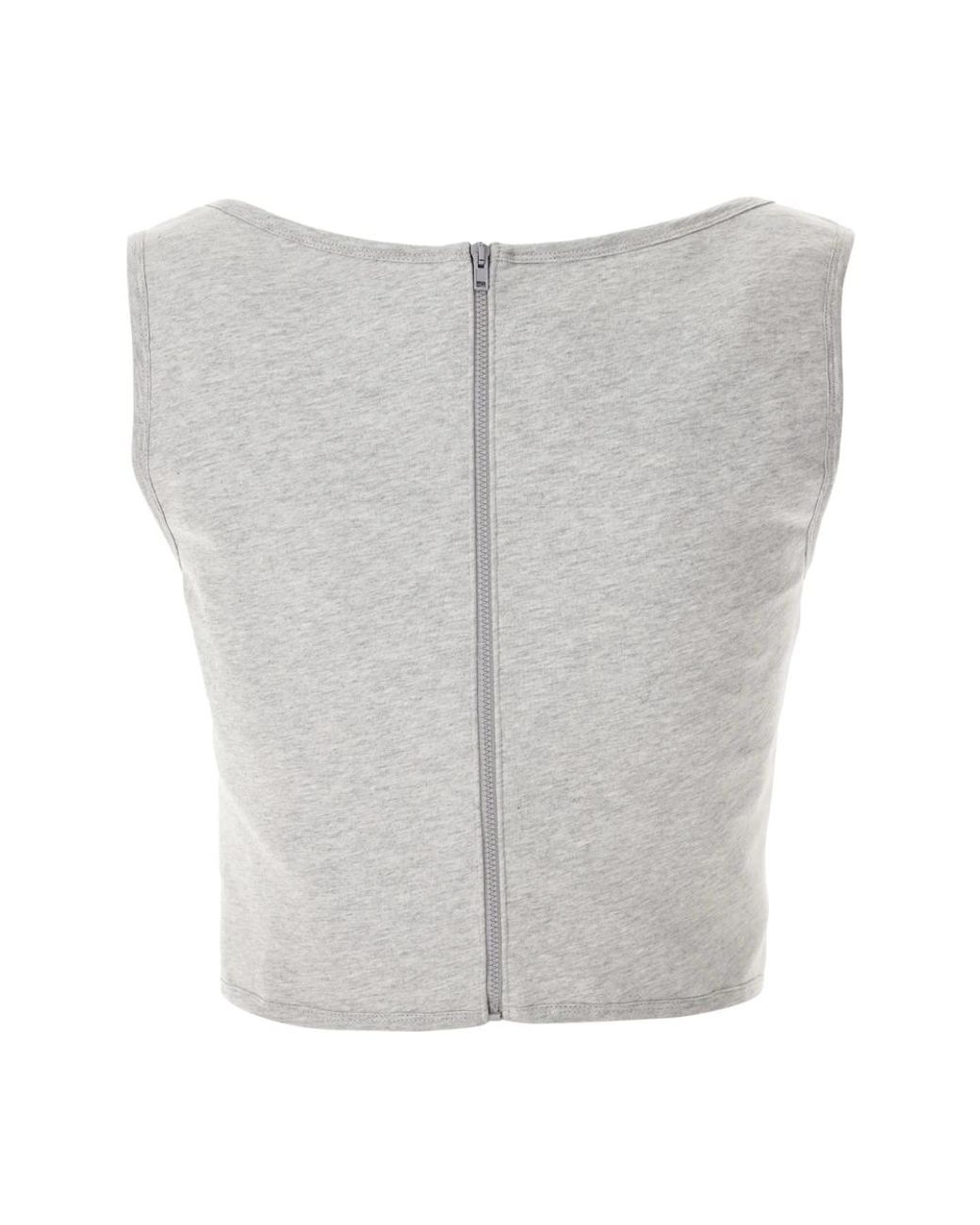 Moschino White Sleeveless Tops