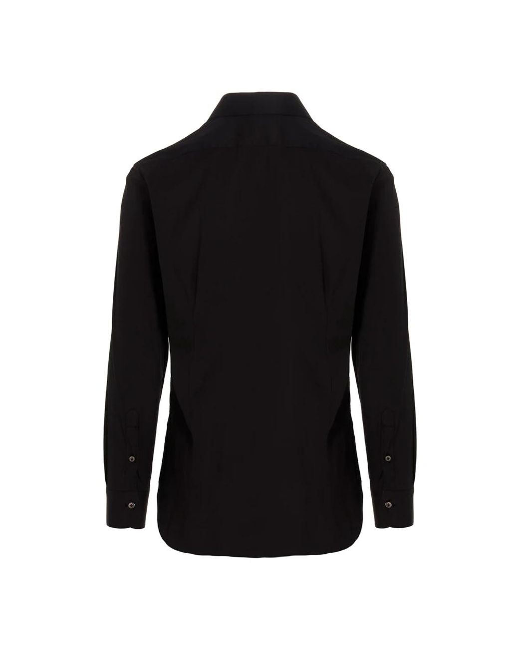 Barba Napoli Black Casual Shirts for men