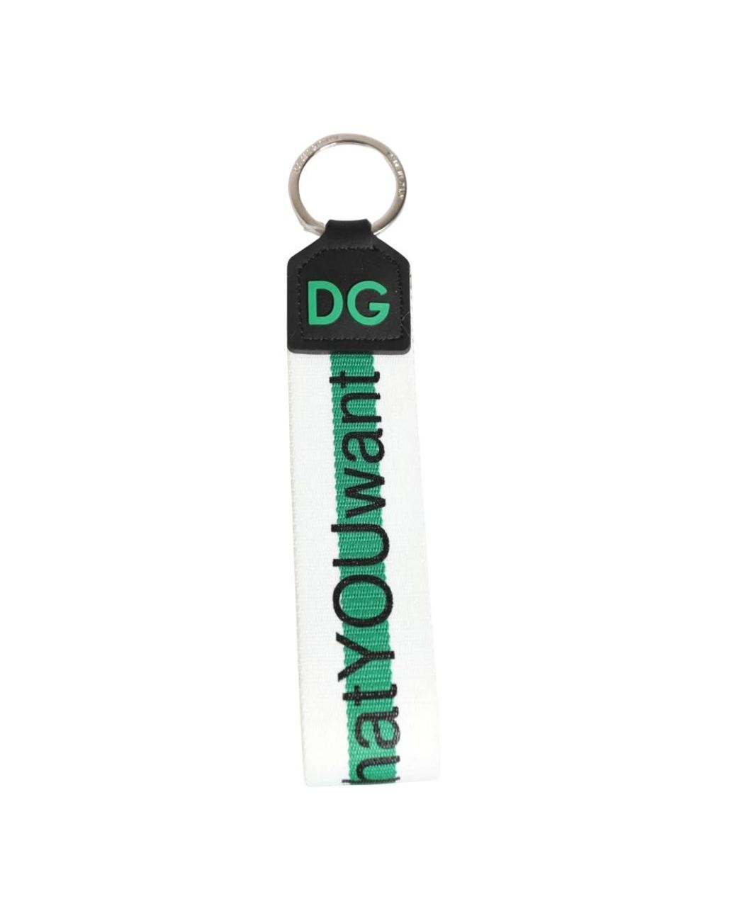 Dolce & Gabbana Green Keychains for men